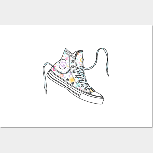 Sagittarius high tops - Pastel colours Posters and Art